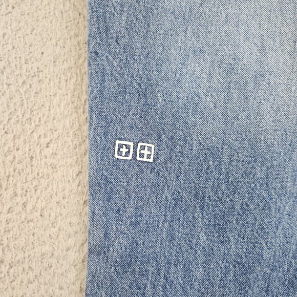 Ksubi Chlo Wasted Jeans Women's 28x26 Boyfriend Fit Ripped Knee Cropped Grunge - Picture 13 of 15